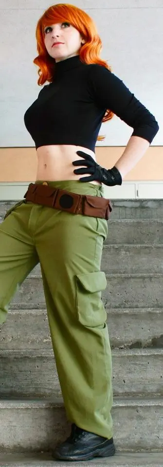 

Kim Possible kim Cosplay Costume custom made kim waist belt with pouches only