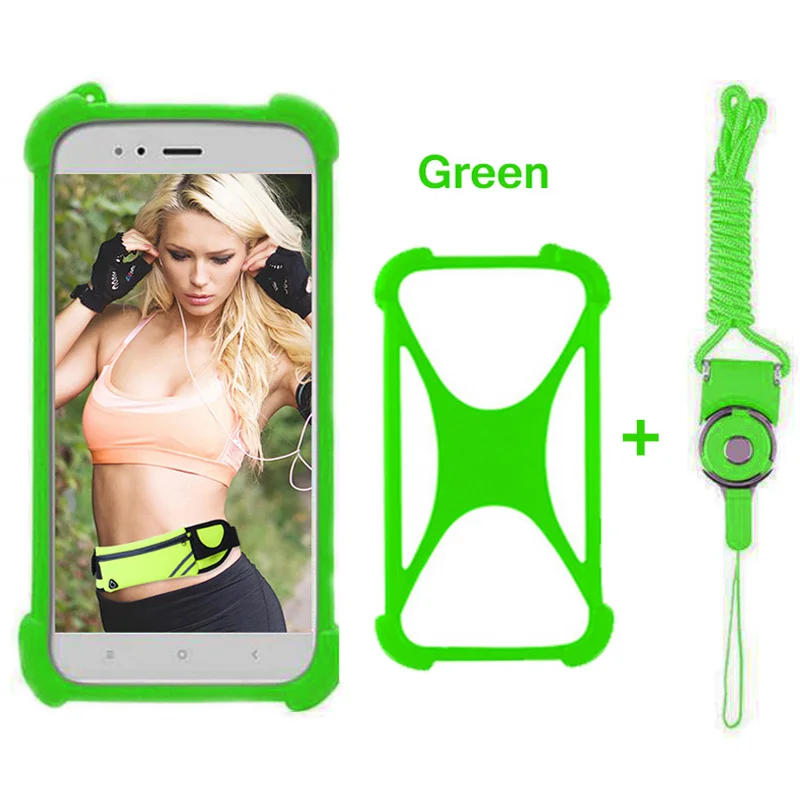 

For CAT S60 Universal Silicone Protective Back Skin Case Frame With Lanyard Cover For CAT S60 Back Shell Case