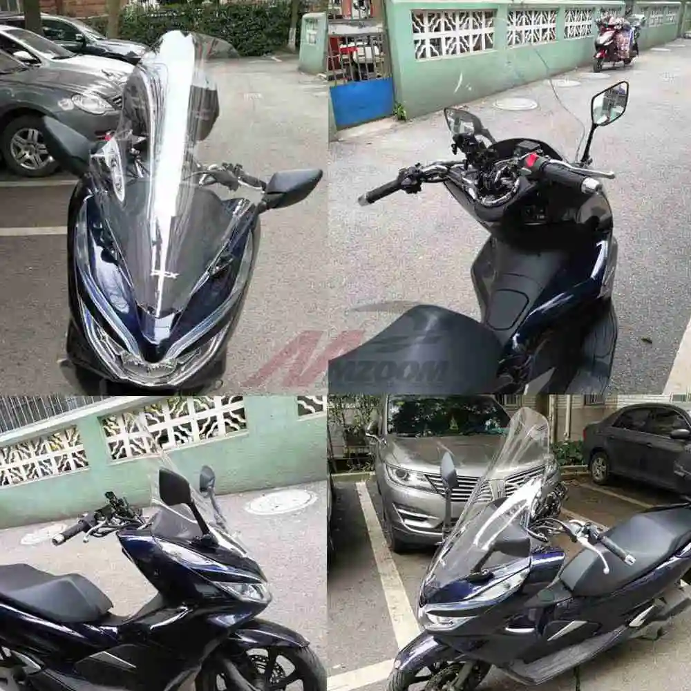 МОТОЦИКЛ ABS лобовое стекло ветровое стекло Обтекатели для Honda PCX 125 PCX125 150 модифицированные аксессуары