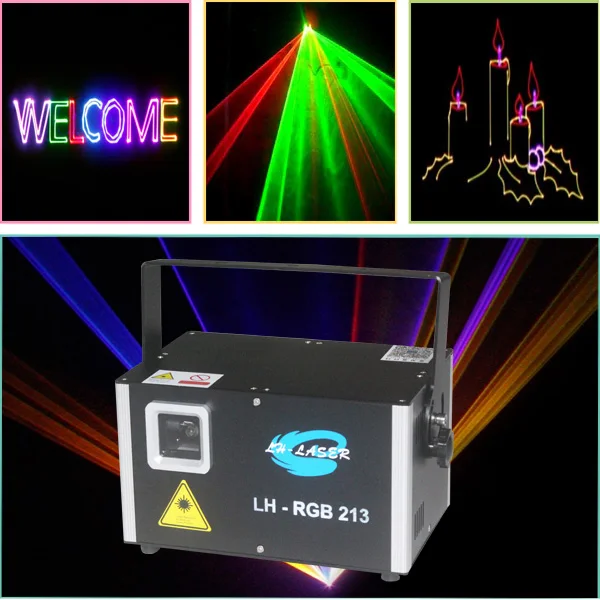 Mini 1.2W RGB Animation Projector, Text Laser Projector, Programmable