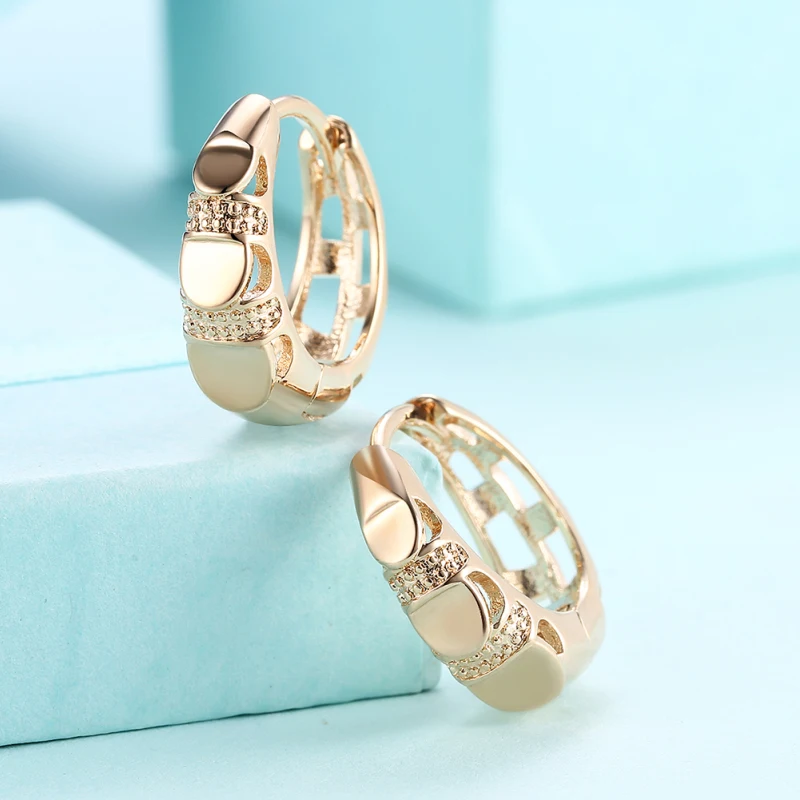 

1 Pair Champagne Gold Color Earring Hoop Earrings Set Small Hoop Earring For Women Jewelry Gifts