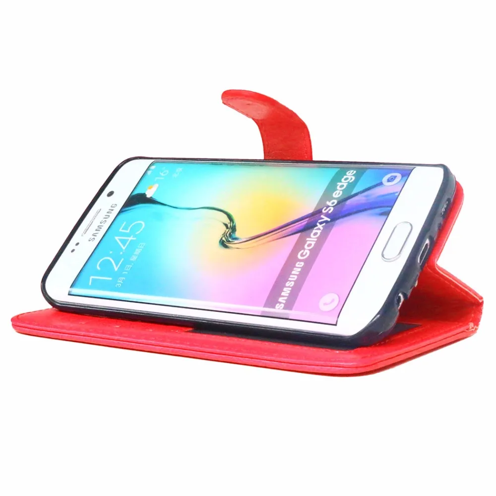 Чехол для Samsung Galaxy S6 S 6 Edge G925 G925F SM G925FQ фото рамки кожаный чехол телефона с откидной