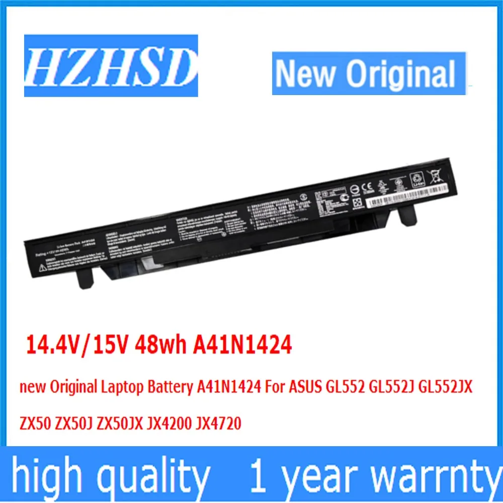 14 4 V/15V 48wh A41N1424 новый оригинальный ноутбук Батарея для ASUS GL552 GL552J GL552JX ZX50 ZX50J ZX50JX JX4200