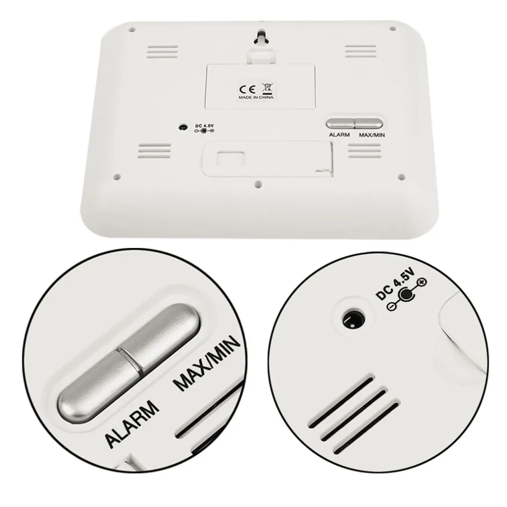 Беспроводная профессиональная Метеостанция Крытый Открытый термометр Влажность красочный дисплей экран Метеостанция Будильник