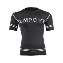 Фитнес облегающая футболка мужская с коротким рукавом с буквенным принтом Футболка для бега черная компрессионная рубашка большого размера 3XL Спортивная одежда