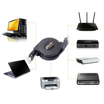 

High Quality 1M/2M 250 MHz Grand Cat 6 Gigabit Ethernet Retractable Network Cable Ethernet Cables FOR PC