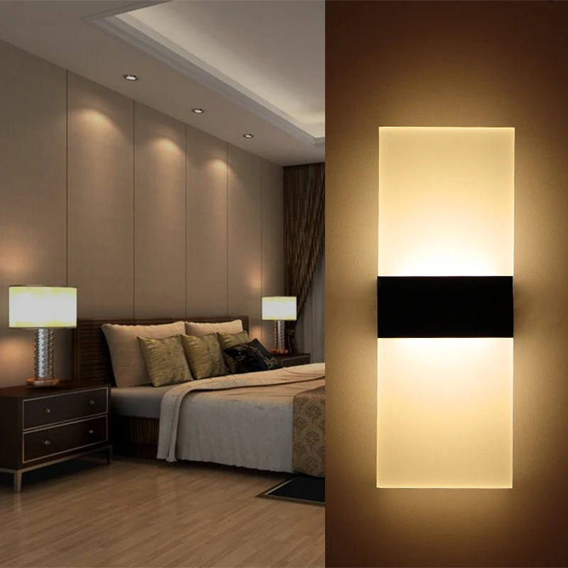 

Modern Wall Lamp Led Indoor Wall Light Led Wall Sconce Bathroom Lamp Fixtures Bedroom LivingRoom Stair Light Lampara De Pared