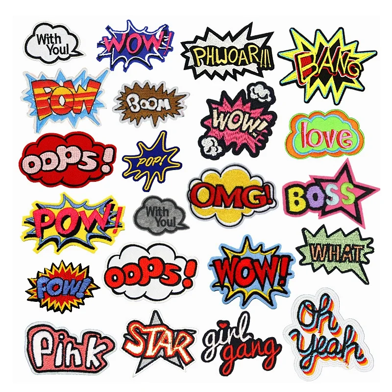 

Band Banner Cloth Patch Badges Embroidered Applique Sewing Iron On Clothes Stickers Apparel Garment Accessories