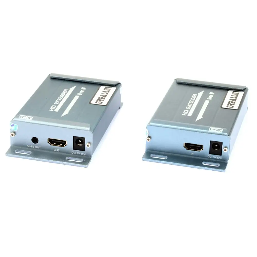 

TreasLin 393FT HDMI Extender over TCP/IP Cat5e Cat6 Switch Kit Support 1 Transmitter to 253pcs Receiver for Digital Signage