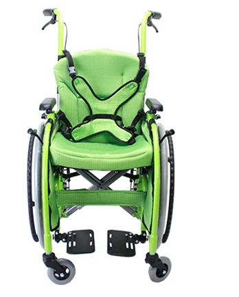 seat width 35cm Hospital Travel ultra disable aluminum children wheelchair - Цвет: seat width 35cm
