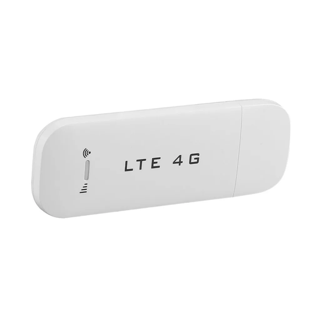 

4G LTE USB Modems Network Adapter With WiFi Hotspot SIM Card 3 in 1 4G Router Modems White