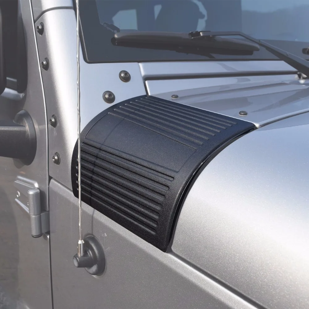 Xprite прочный черный капот боковой корпус броня для 2007- Jeep Wrangler Rubicon Sahara Sport JK& Unlimited-пара