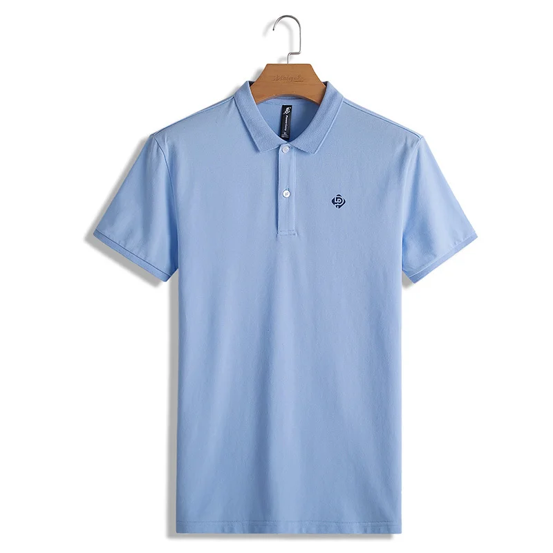 Light blue Пионерский лагерь, новые рубашки поло, Мужская брендовая одежда, модные однотонные мужские Поло - Цвет: Light blue