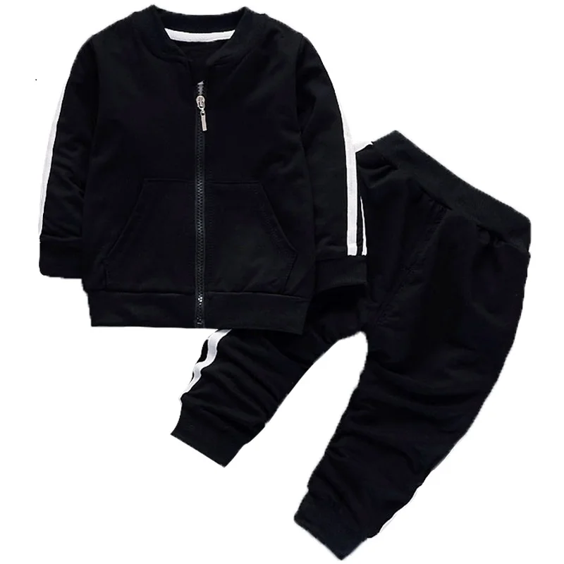 Fashion Spring Autumn Baby Boys Girls Cotton Sport set Jacket+pants 2pcs/sets Boys Tracksuit Baby Clothing Set Baby Set