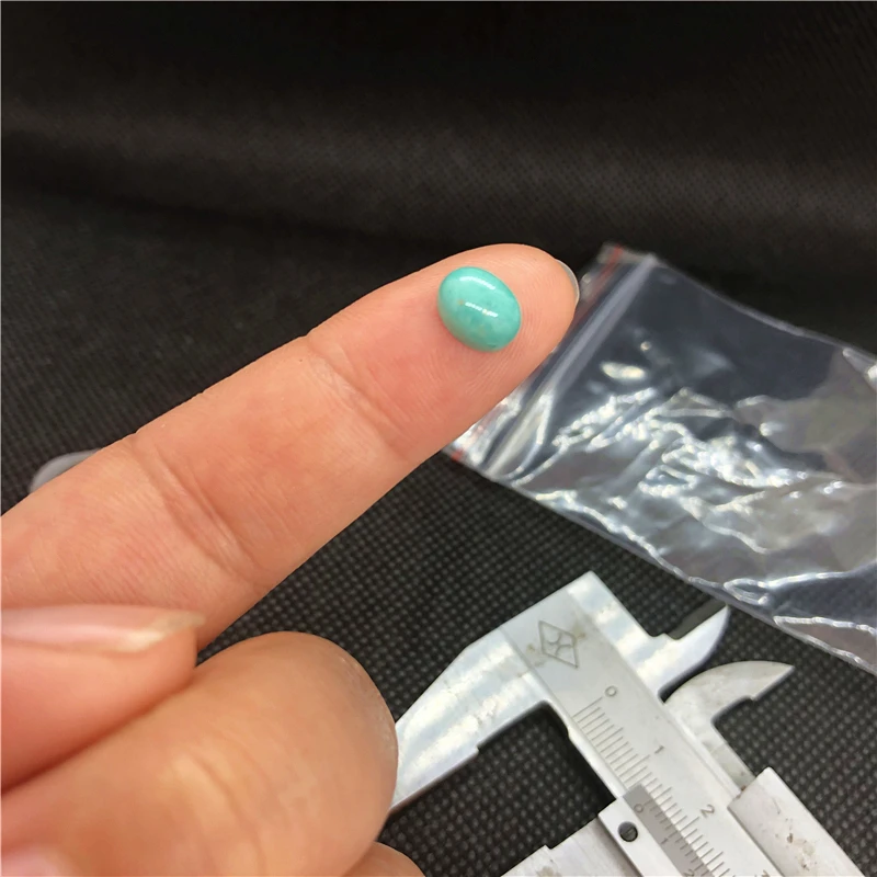 Оптовая продажа AA + 1 шт. натуральный бирюзовый кристалл серьги со стразами кольцо своими руками материалы украшения Драгоценные камни