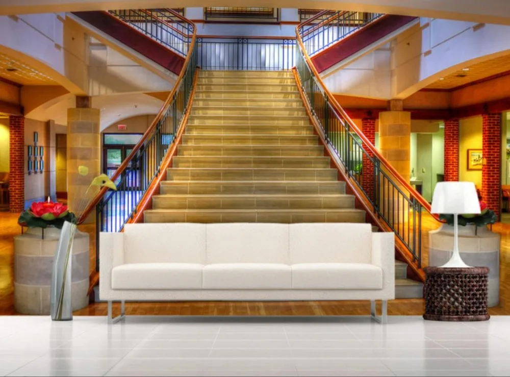 Европейский стиль 3d обои росписи на заказ Ресторан отеля торговый центр гостиная