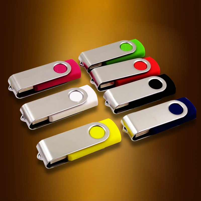 

USB Flash drive promotion! Rotate USB 2.0 4GB 8GB 16GB 32GB 64GB 128GB Flash Drive pen drive memory stick u disk 10PSC/1bag