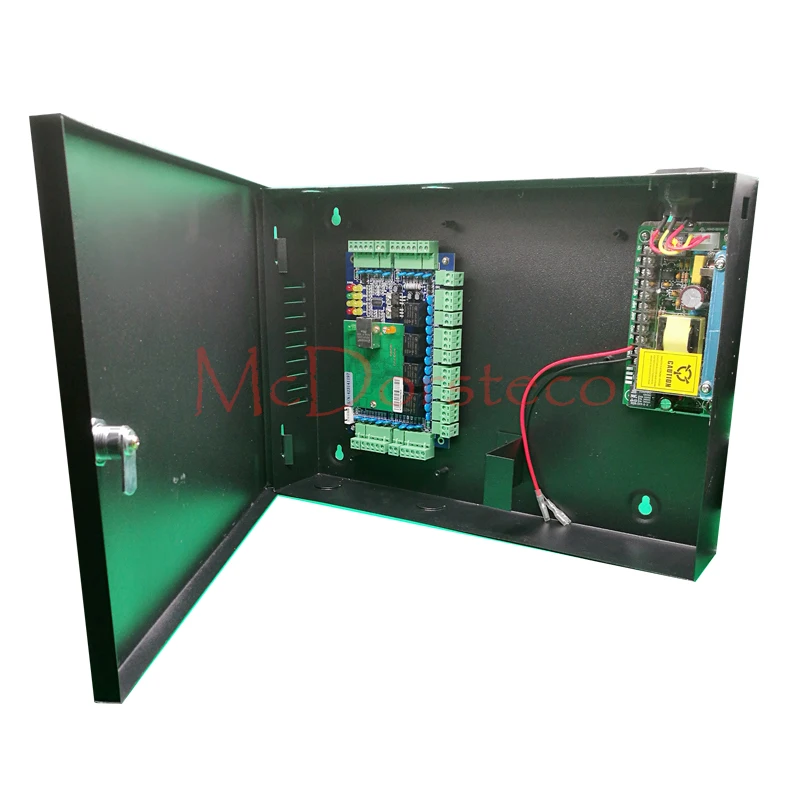 Intelligent Four door Access Control Panel +12V Power Supply + Metal Box Tcp/ip Network L04 Door Security Access Control System Intelligent Four door Access Control Panel +12V Power Supply + Metal Box Tcp/ip Network L04 Door Security Access Control System