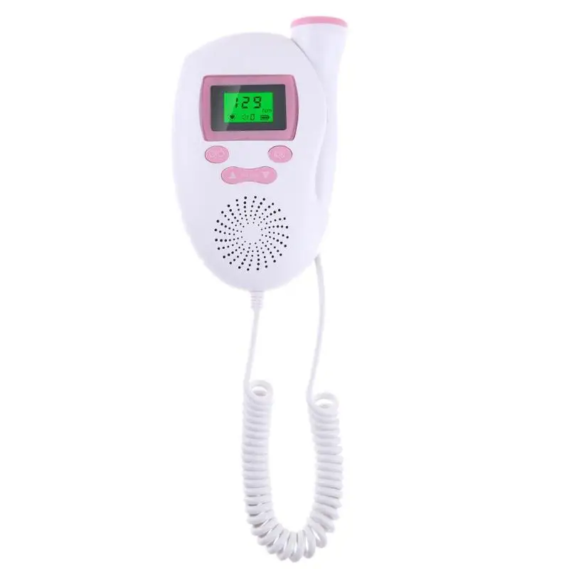 

Portable Ultrasonic Fetal Doppler Detector Prenatal Baby Heart Rate Monitor