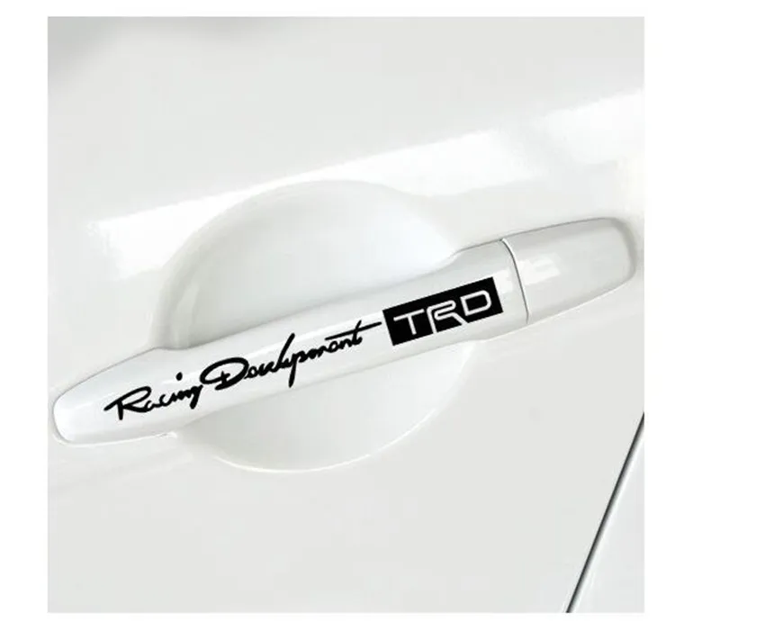 

4pcs Car Door Handle Stickers Accessories for Opel Astra Corsa ADAM S Antara Meriva Zafira Insignia sports GTC MOKKA Car styling