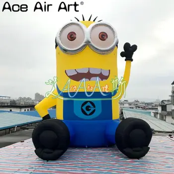 

giant yellow inflatable sitting movie character,funny inflatable minions for sale