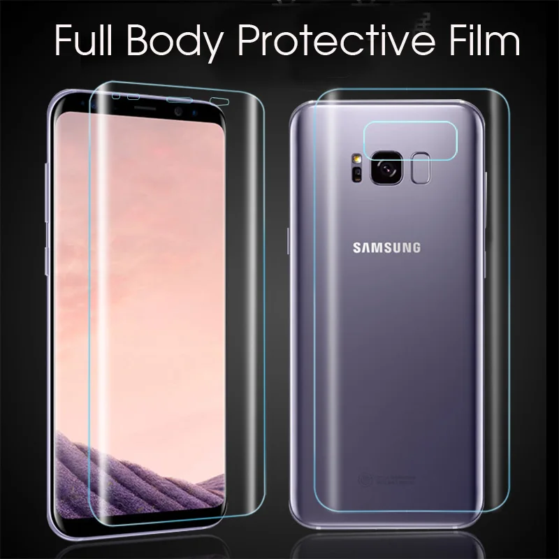 

Full Boby Front Clear Soft PET Screen For Samsung Galaxy Note 8 S7 Edge S8 S9 Plus Film Earphone Accessories