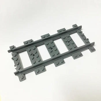 

50 Pcs/Lot City Trains Train Track Rail Straight Rails Building Blocks Set Bricks Model Kids Toys For Children Gift