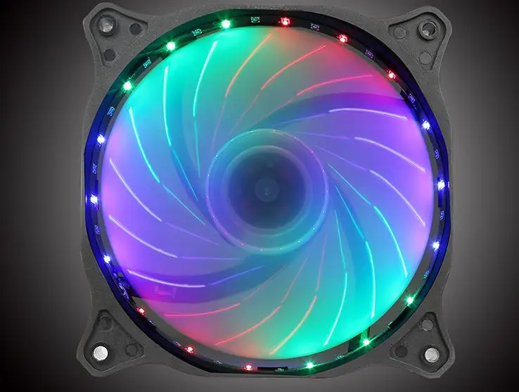 

SAHARA Cooling Fan Pirate Series CPU Radiator Computer Chassis Fan Multifunction Color Radiator Fan C2 Rainbow Edition