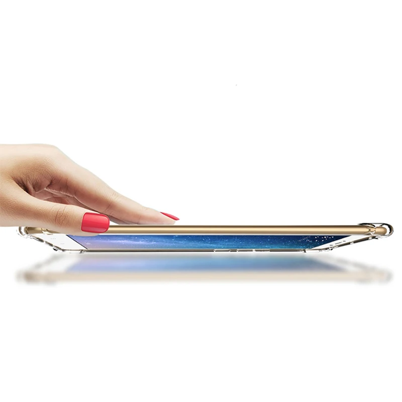 Portefeuille Ultra Thin Transparent Soft Gel TPU Silicone Case Cover for Xiaomi Redmi Note 4 X 4X 4A 5A mi6 Mi Max 2 Mix A1 5X 6 (2)