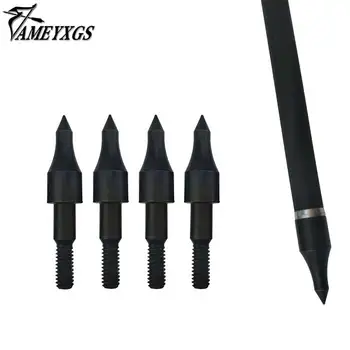 

24 pcs 100 grain Practice Broadhead Arrow Point Arrowheads Steel Target Tip Archery Arrow Accessories