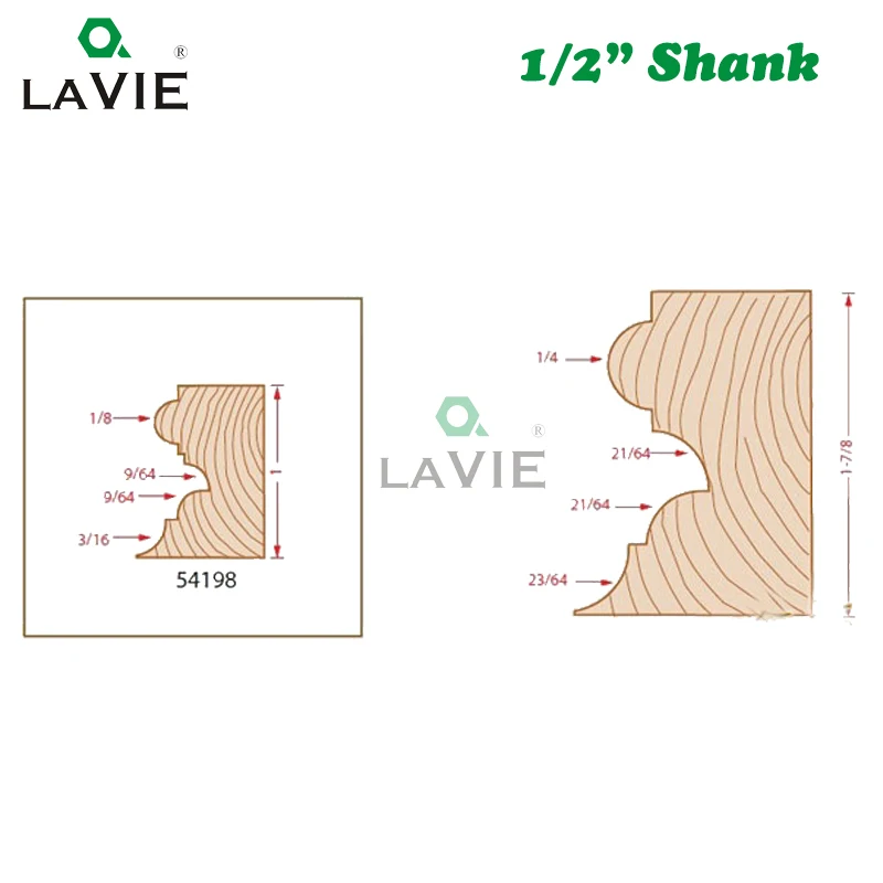 Lavie 1 pc 12mm 1 2 shank