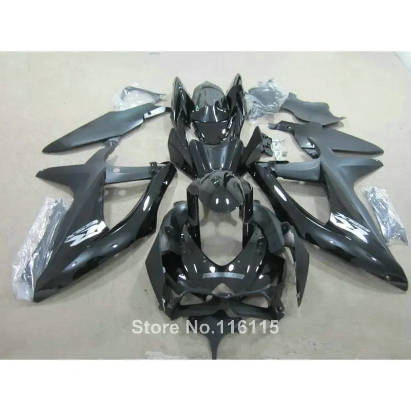 

Injection fairing kit for SUZUKI K8 GSXR 600 700 2008 2009 2010 GSXR600 GSXR750 08 09 10 all matte black motorcycle fairings set