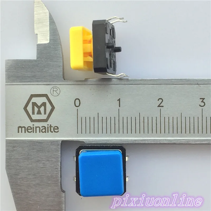 

1pc J090Y Yellow Push Button Switch for DIY Model Making and Circuit Making High Quality On Sale