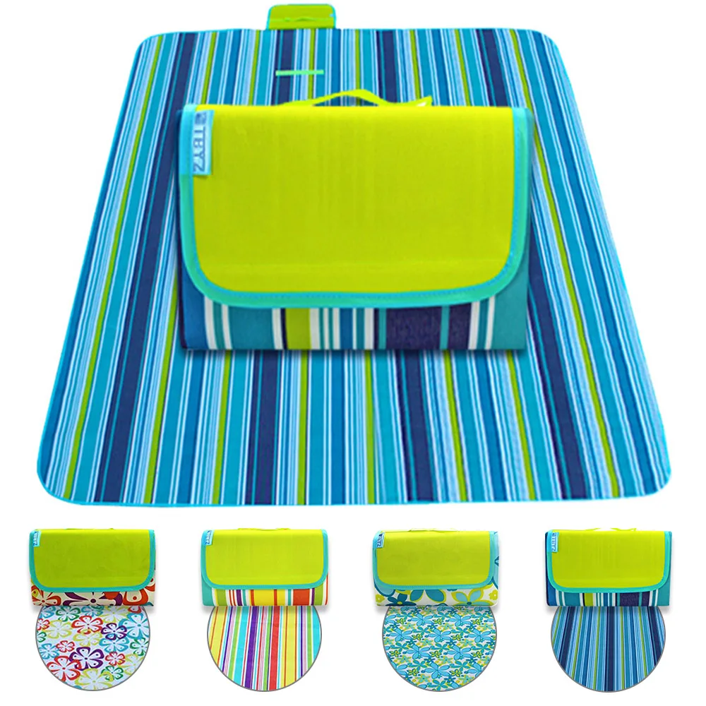 150x180 см водонепроницаемый складной коврик для пикника ковер пляжный Кемпинг под открытым небом влагонепроницаемое одеяло портативный дорожный пляжный коврик