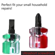 Ручные инструменты 6x14 мм крестовая и шлицевая отвертка Биты односторонняя мини отвертка инструменты противоскользящие разборные инструменты