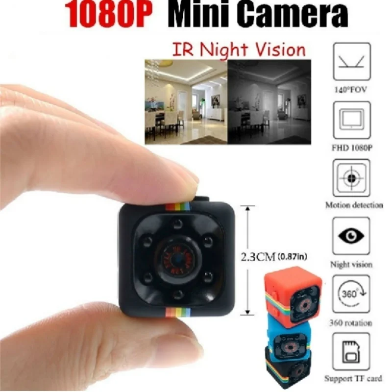 HD 1080P SQ11 мини камера ночного видения Автомобильный видеорегистратор