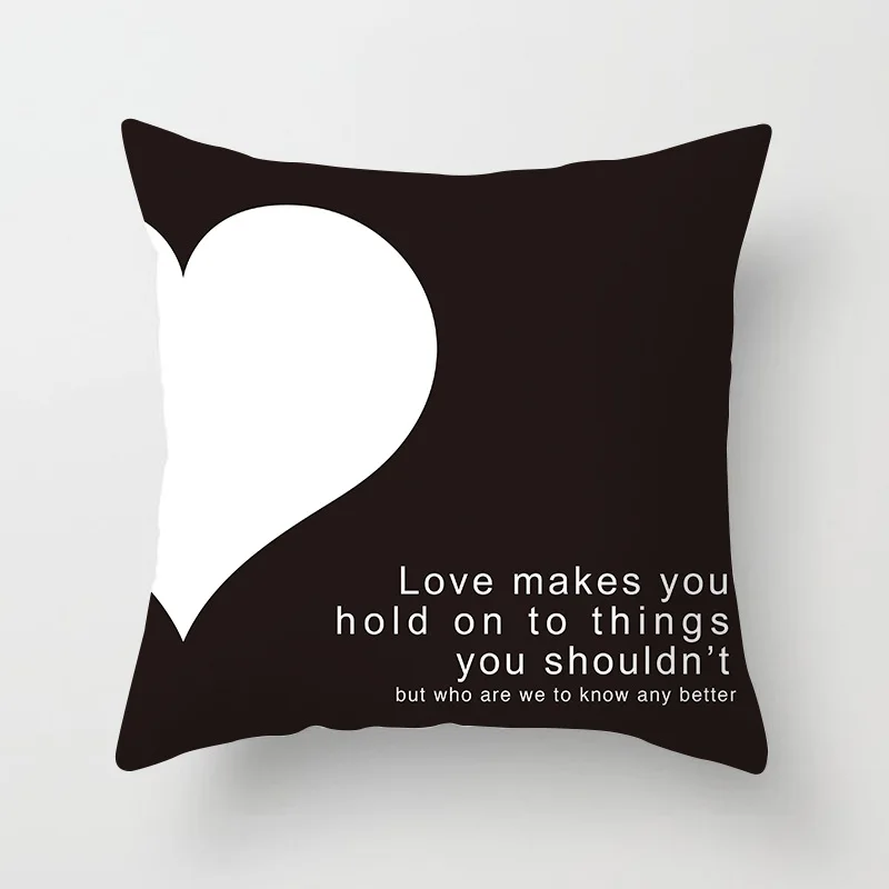 45*45 см наволочка для влюбленных пар Mr & Mrs подушки Right Square Throw свадьбы дома