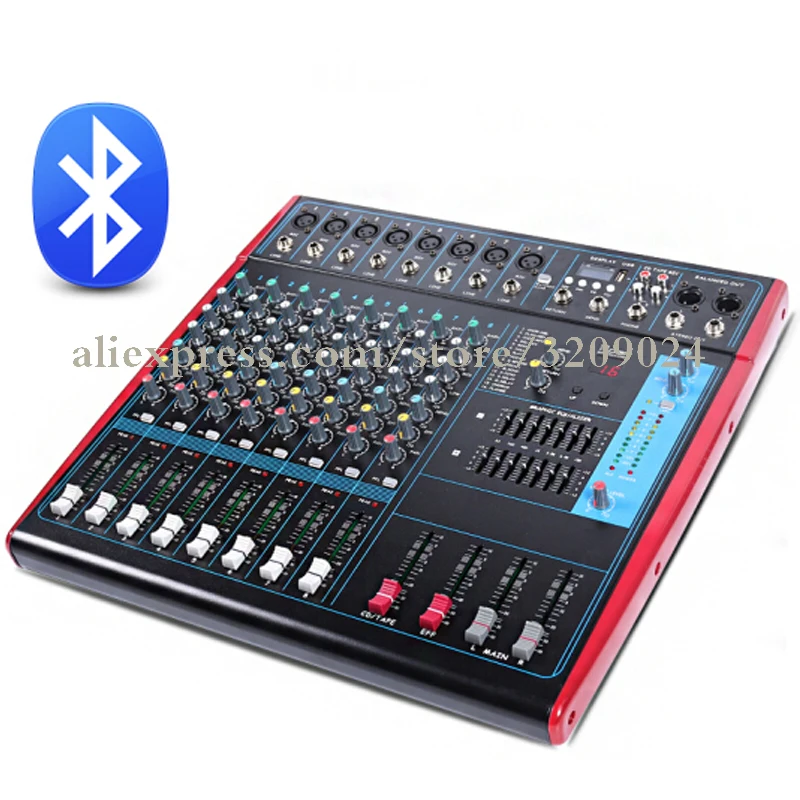 8 Channel Microphone Mixer Stage Wedding
