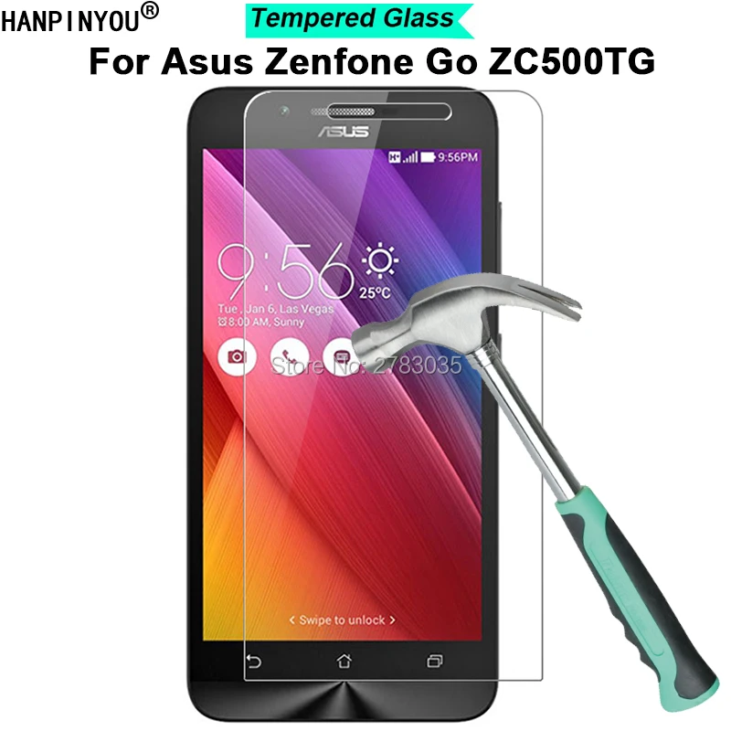 Для Asus Zenfone Go ZC500TG 5 0 &quotновая твердость 9H 2.5D ультратонкая закаленная Защитная
