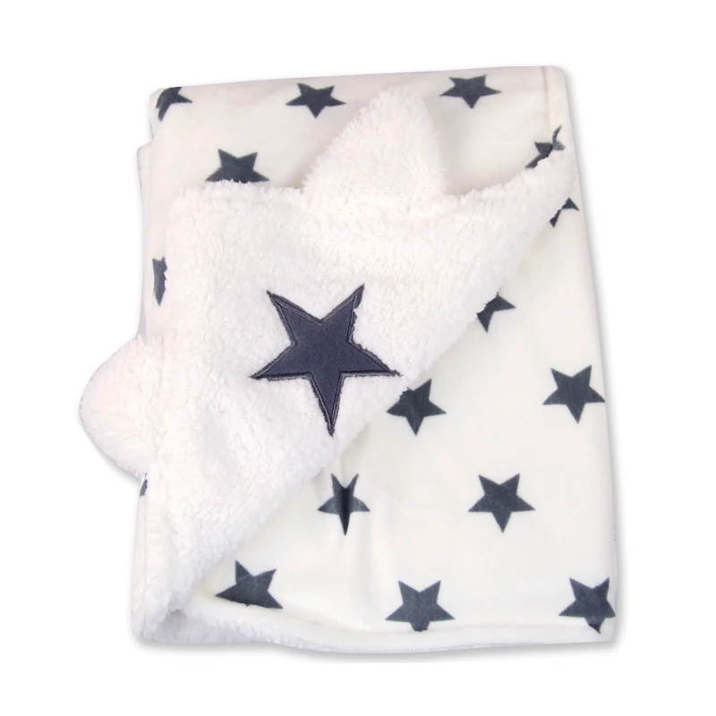Настоящее детское одеяло s новорожденный Cobertor Высокое качество детское одеяло очень мягкое и удобное 75x100 см 350 г