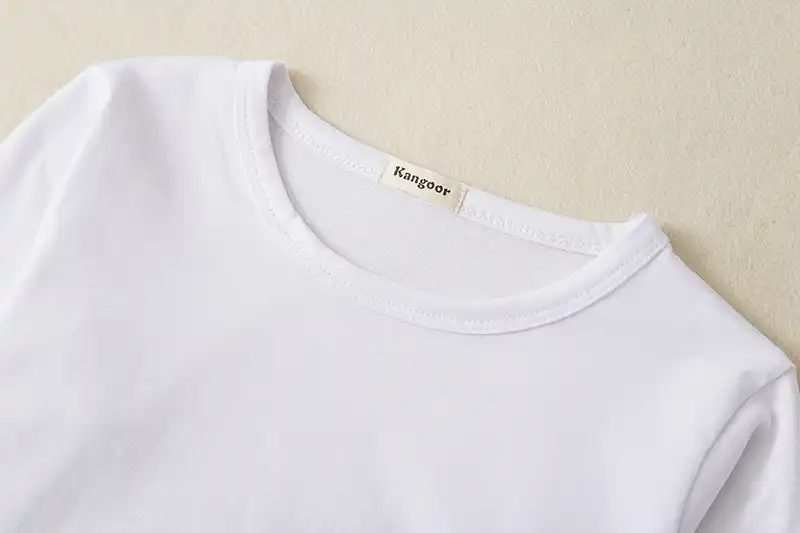 camiseta basica blanca bebe