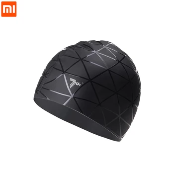 

Original Xiaomi 7th Frosted silicone swimming cap High elasticity Not hurting hair professional Swim Pool Hat unisex for adults
