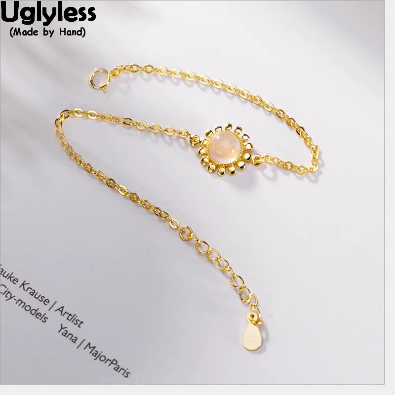 Женский браслет из серебра 100% пробы с золотым покрытием | Украшения и аксессуары