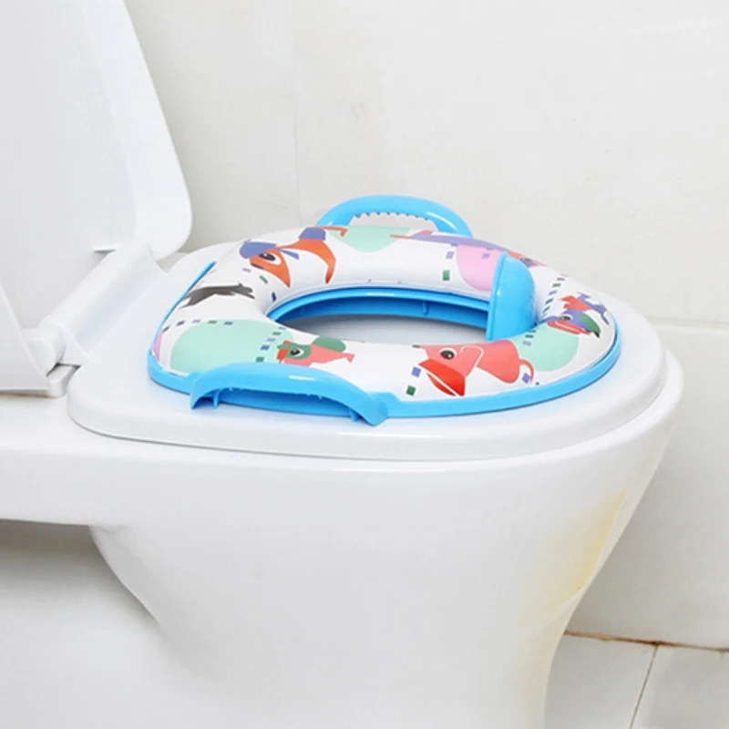 

2019 NEW High Quality Eco-friendly Infant Soft Cushion Baby Toilet Seat For Children Trainer With Handle For Baby Home