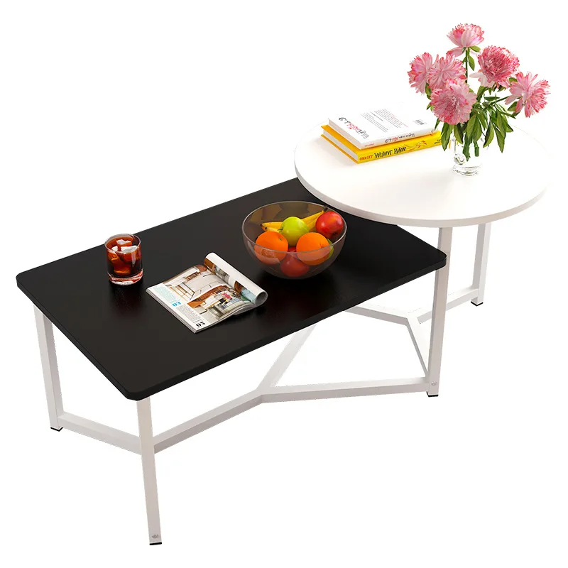 Nordic Minimalist Combination Coffee Table Creative Small Apartment Living Room Tea Table Square Dining Table Home Furniture