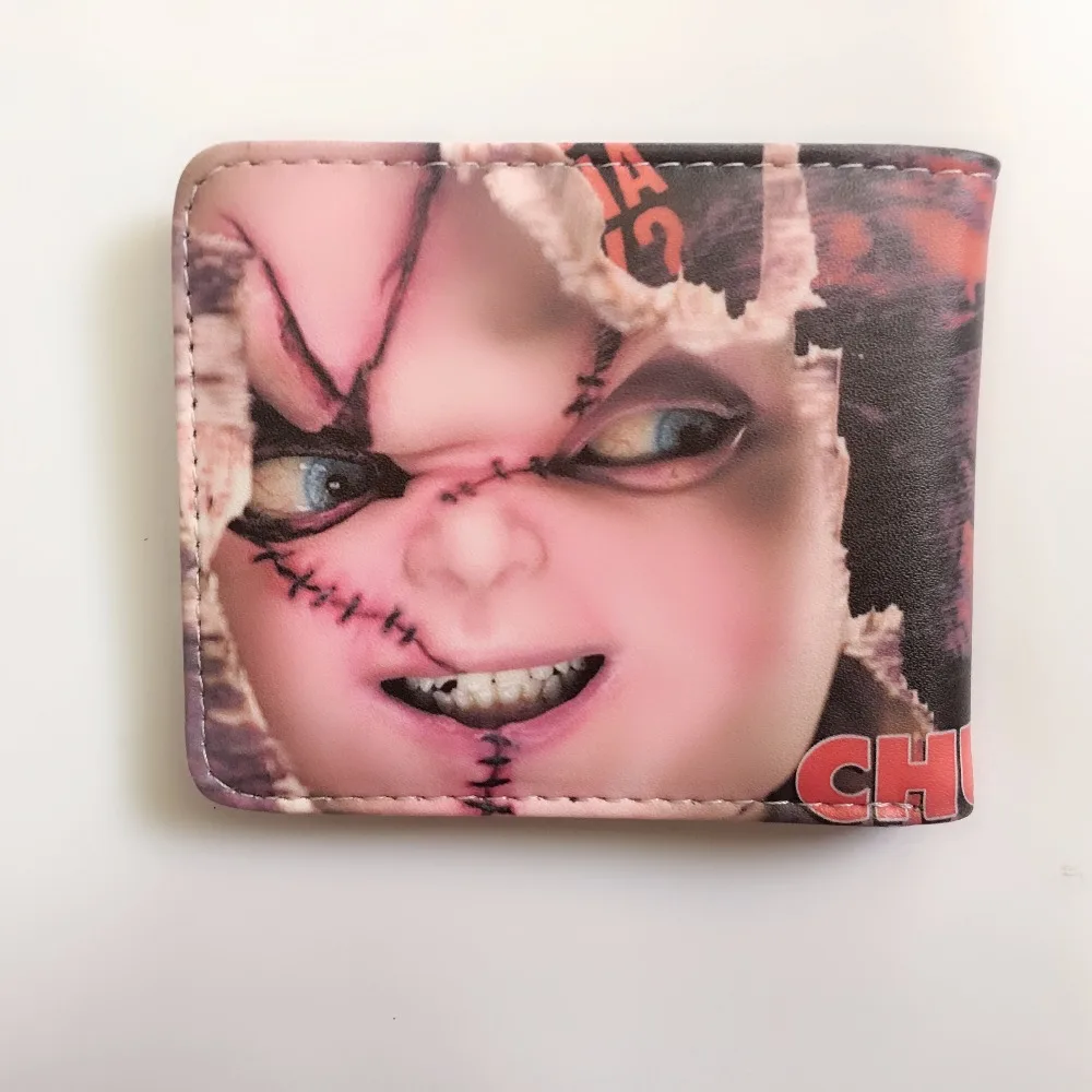 

Hot Sell Chucky Cartoon Short Wallet With Credit Card Holder Men's Wallet W1218Y