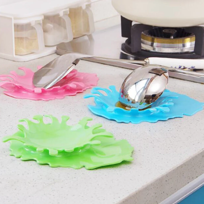 

4Colors Kitchen Accessories Practical Spoon Holder Plastic 1PC Splattered Tomato Popular Solid Eco-friendly Multifunction