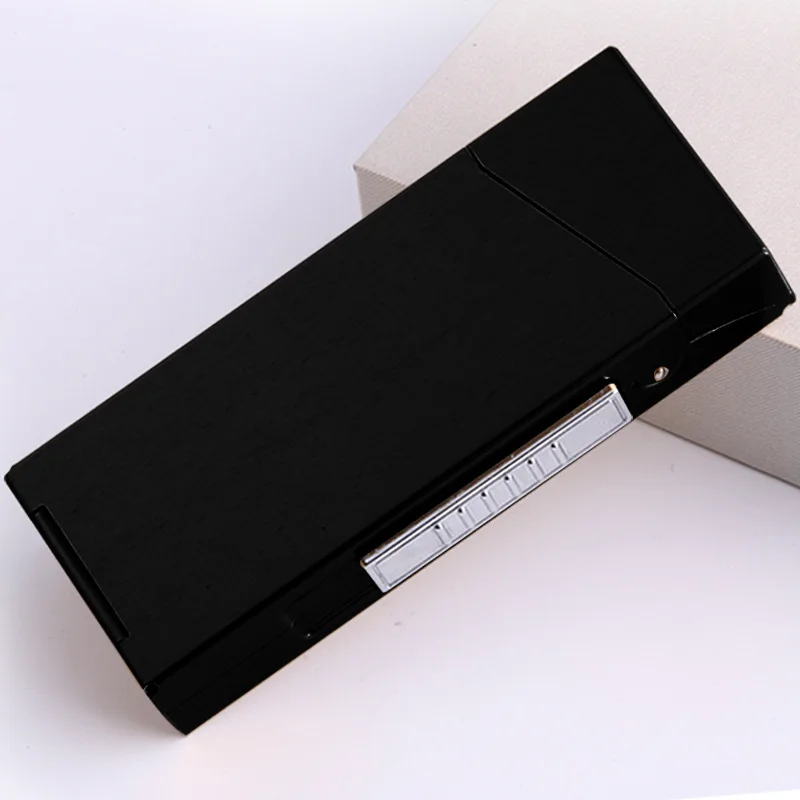 Тонкий женский портсигар с USB нагревательным проводом зажигалка металлическая