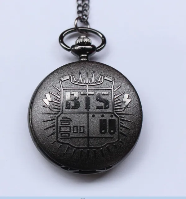 Antique BTS Quartz Pocket Watch Analog Pendant Necklace Chain Mens Womens Watche Antique BTS Quartz Pocket Watch Analog Pendant Necklace Chain Mens Womens Watche