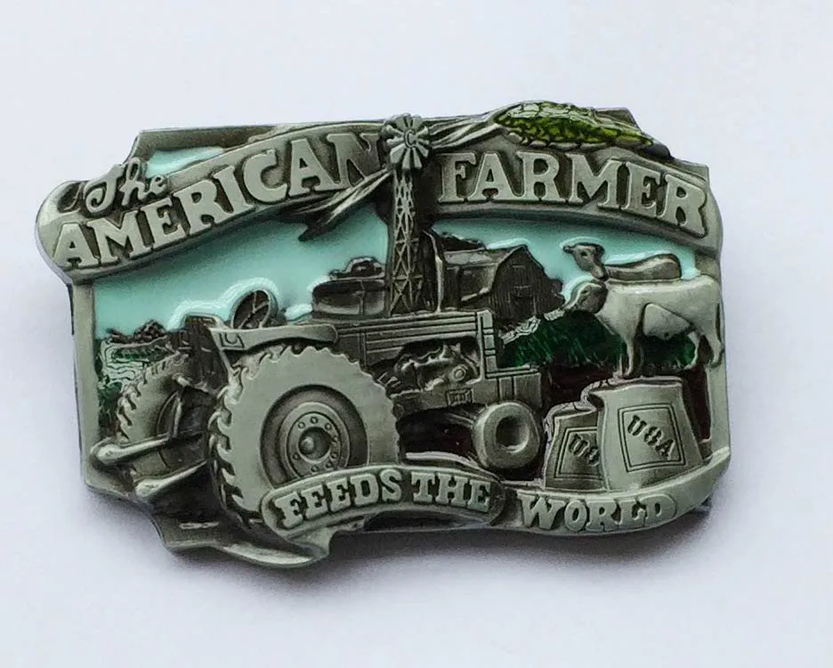 

American Farmer Belt Buckle